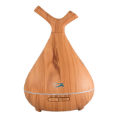 Crystal Aire Sapling Dual-Nozzle Ultrasonic Aroma Diffuser Light Wood (400ml)